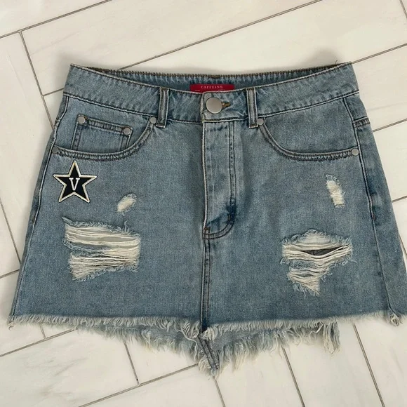 Vanderbilt Custom Made Denim Skirt - Picture 2 of 3